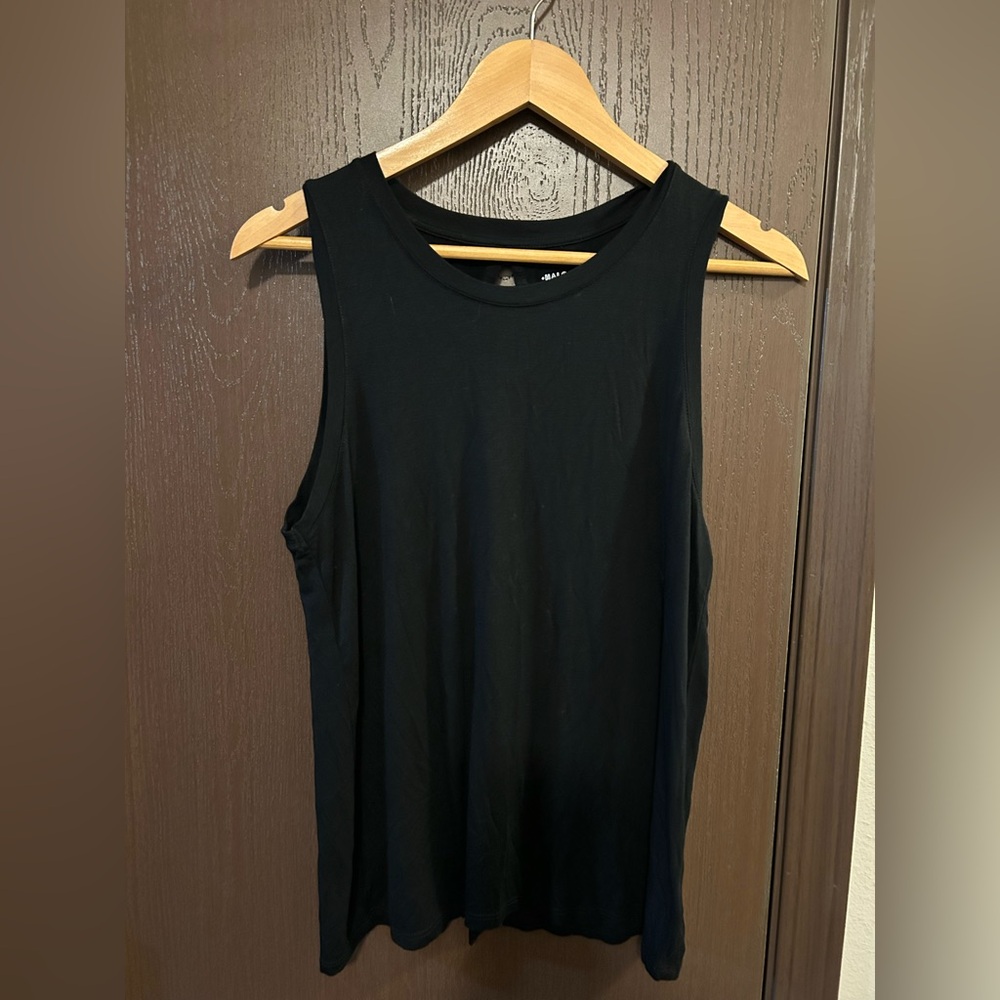 Halogen Nordstrom Black Sleeveless Layering Tank Top M